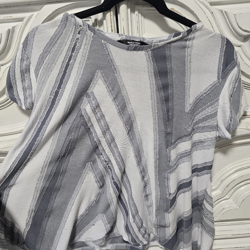 Distressed grey Top